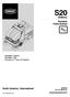 S20 * * (Battery) Sweeper Parts Manual. North America / International. SweepMaxt System ShakeMaxt 360 TennantTruet Parts and Supplies