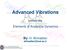 Advanced Vibrations. Elements of Analytical Dynamics. By: H. Ahmadian Lecture One