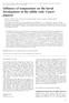 Influence of temperature on the larval development of the edible crab, Cancer pagurus