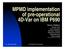 MPMD implementation of pre-operational 4D-Var on IBM P690