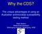 Why the CDS? The unique advantages of using an Australian antimicrobial susceptibility testing method