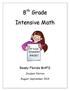 8 th Grade Intensive Math