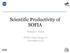 Scientific Productivity of SOFIA
