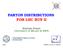 PARTON DISTRIBUTIONS FOR LHC RUN II STEFANO FORTE UNIVERSITÀ DI MILANO & INFN