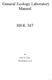 General Ecology Laboratory Manual BIOL 347. Paul W. Lepp Third Edition 2016