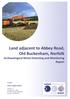 Land adjacent to Abbey Road, Old Buckenham, Norfolk Archaeological Metal Detecting and Monitoring Report