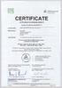 CERTIFICATE. on Product Conformity (QAL 1) Number of Certificate: _01. AR500 with ER120 for N0 2, S0 2 and 03