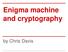 Enigma machine and cryptography. by Chris Davis