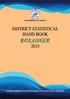 GOVERNMENT OF ODISHA DISTRICT STATISTICAL HANDBOOK BOLANGIR 2015 DISTRICT PLANNING AND MONITORING UNIT BOLANGIR