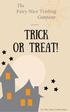 The. Company. presents. Trick or Treat! by The Fairy Godmother