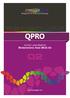 Product manual QPRO. protein quantitation. Bicinchoninic Acid (BCA) kit