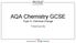 AQA Chemistry GCSE. Flashcards. Topic 4: Chemical Change.