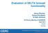 Evaluation of DELTA forecast functionality