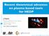 Recent theoretical advances. on plasma based tools. for HEDP