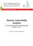 Seismic vulnerability analysis