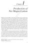 COPYRIGHTED MATERIAL. Production of Net Magnetization. Chapter 1