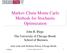 Markov Chain Monte Carlo Methods for Stochastic Optimization