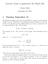 Lecture Notes a posteriori for Math 201