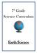 7 th Grade Science Curriculum. Earth Science