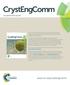 CrystEngComm.   Accepted Manuscript