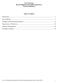 City of Norman Hazard Mitigation Plan Public Input Survey Norman, Oklahoma. Table of Contents