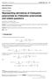 Representing derivatives of Chebyshev polynomials by Chebyshev polynomials and related questions