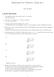 Mathematics for Chemistry: Exam Set 1