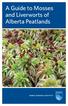 A Guide to Mosses and Liverworts of Alberta Peatlands
