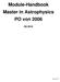 Module-Handbook Master in Astrophysics PO von 2006 SS 2019