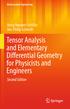 Tensor Analysis and Elementary Differential Geometry for Physicists and Engineers. Hung Nguyen-Schäfer Jan-Philip Schmidt.
