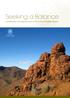 Seeking a Balance. Conservation and resource use in the Northern Flinders Ranges. Government of South Australia