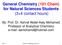 General Chemistry (101 Chem) for Natural Sciences Students (3+4 contact hours)