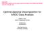 Optimal Spectral Decomposition for ARGO Data Analysis