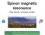 Spinon magnetic resonance. Oleg Starykh, University of Utah