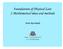Foundations of Physical Law 2 Mathematical ideas and methods