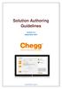 Solution Authoring Guidelines Version 9.4 September 2016