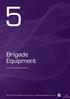 Brigade Equipment. Mechanical System Equipment. tel web    97