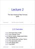Lecture 2. The Semi Empirical Mass Formula SEMF. 2.0 Overview