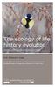 The ecology of life history evolution