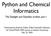 Python and Chemical Informatics
