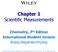 Chapter 1 Scientific Measurements