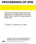 PROCEEDINGS OF SPIE. Optimal input signal distribution and capacity for nondispersive nonlinear optical fiber channel at large signal to noise ratio