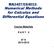 MA3457/CS4033: Numerical Methods for Calculus and Differential Equations