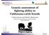 Genetic assessment of fighting ability in Valdostana cattle breeds