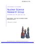 Nuclear Science Research Group