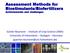 Assessment Methods for Biostimulants/Biofertilizers Achievements and challenges