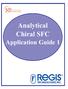 Analytical Chiral SFC. Application Guide 1