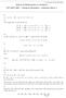 School of Mathematics & Statistics MT 4507/ Classical Mechanics - Solutions Sheet 1
