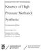 Kinetics of High Pressure Methanol Synthesis