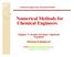 Numerical Methods for Chemical Engineers